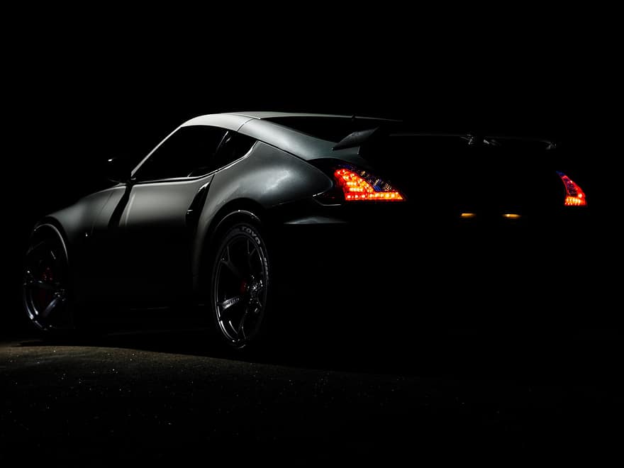 photography of gray sports car